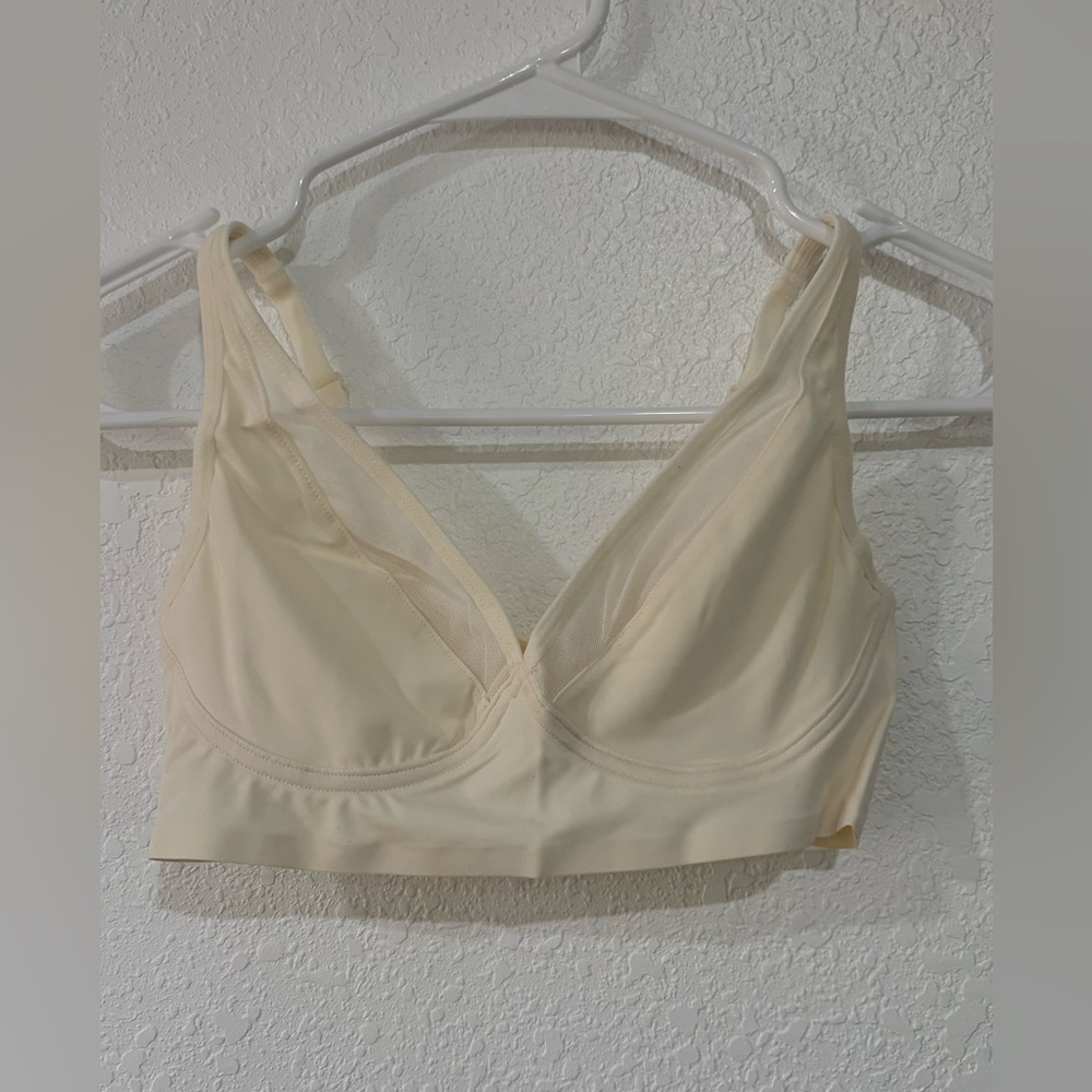 Ruby Ribbon Second Skin Sheer Demiette Bra Multiple Sizes NWT